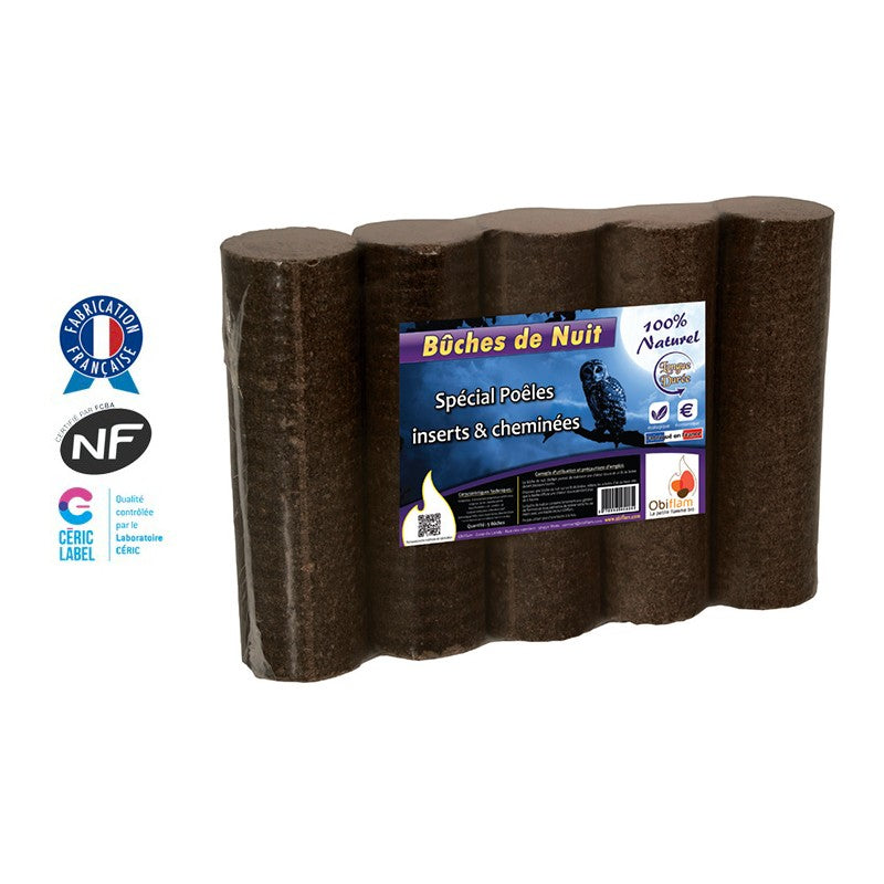 OBIFLAMIN TIIVISTETYT YÖLOKIT – 104 KAPPALEEN PALETTI PAQUETS DE 5 BÛCHES