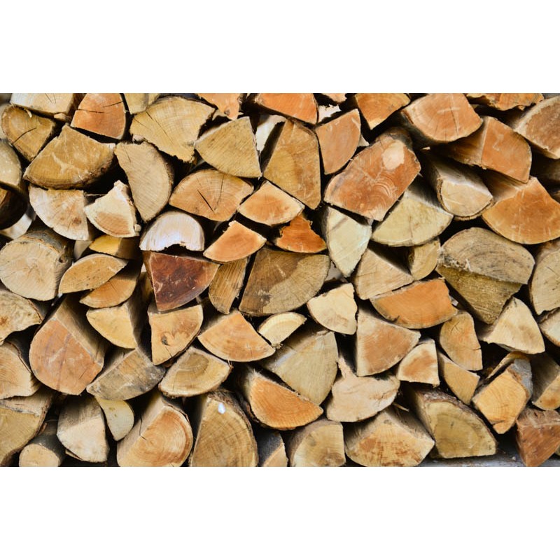 Ensimmäinen lava 33 cm polttopuuta, erityisesti massaliesiin - uunikuiva - käyttövalmis - havu-/lehtipuu