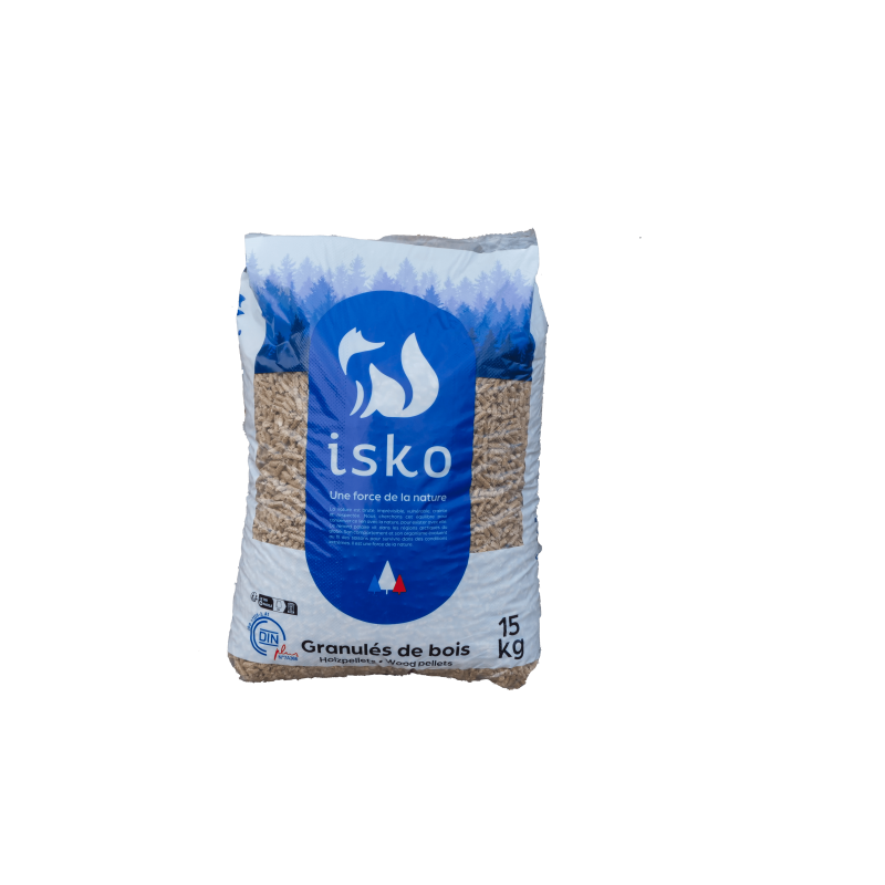 ISKO puupelletit - 70 säkin lava, 1050 kg